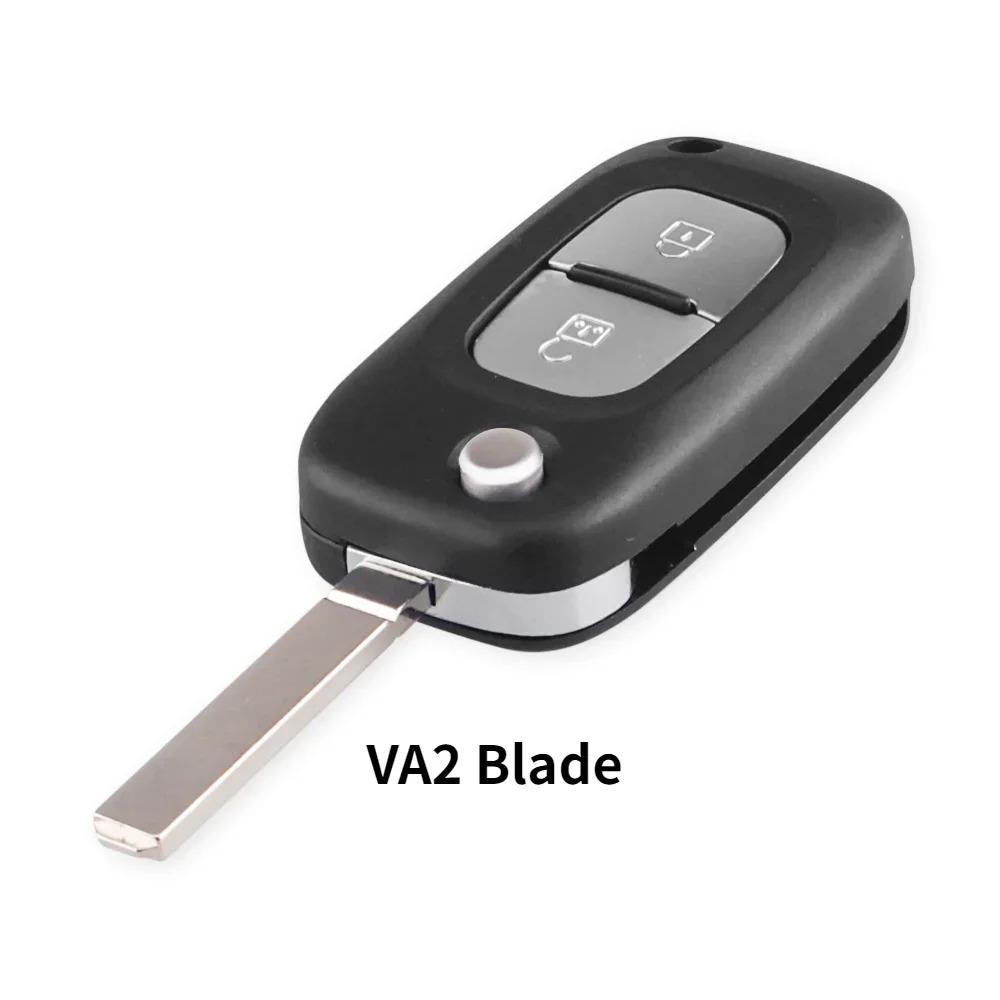 Filp Remote Key Shell 2/3 Buttons Case For Renault Clio 3 Kangoo Master Modus Twingo 2006-2016 Replacement Uncut Blade