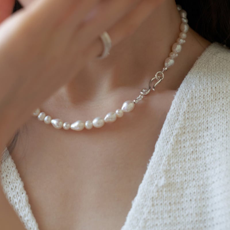 Dawn of Me New. Plant Keshi Pearl Necklace