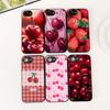 Cover for Xiaomi Poco C75 C65 C85 X7 X6 M8 F7 F8 Ultra F6 Pro Casing Phone Case Cherry Fruit Summer Strawberry Cherries