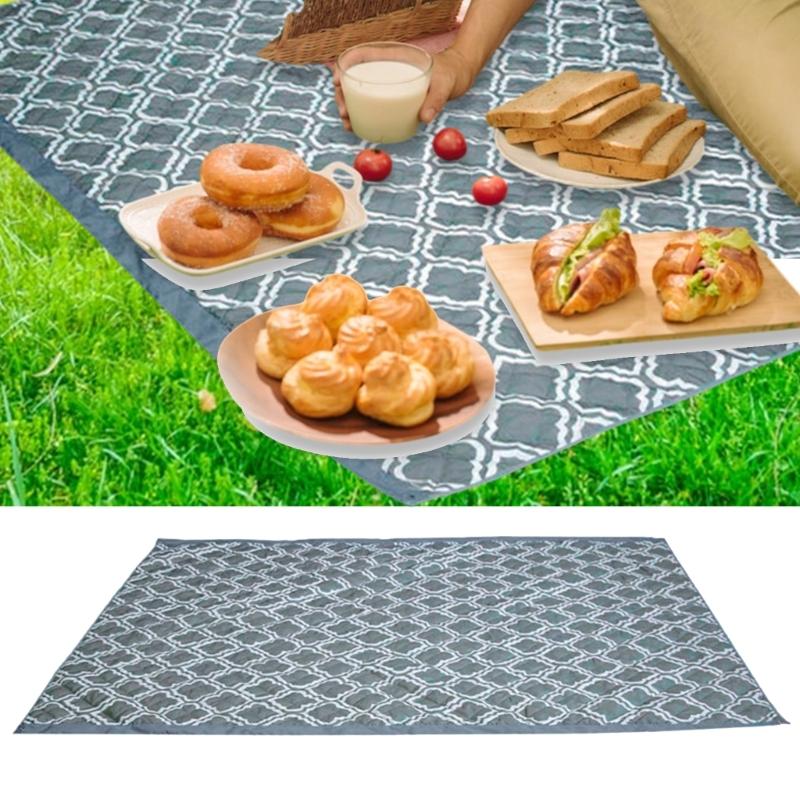 Large Outdoor Picnics Blanket Folding Beach Mats Portables Softable Blanket for Hiking and Family Gatherings