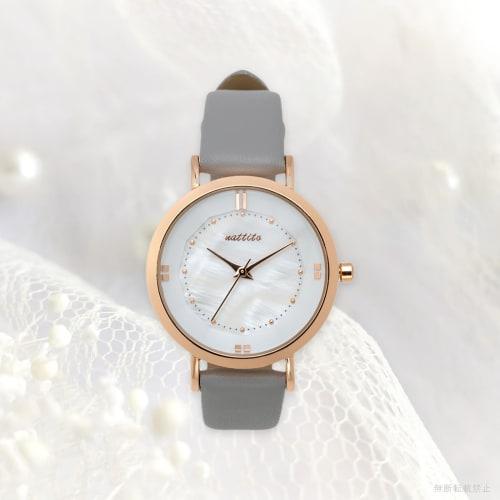 Fieldwork Women's Analog Watch with Leather Strap, Gray, YM108-4