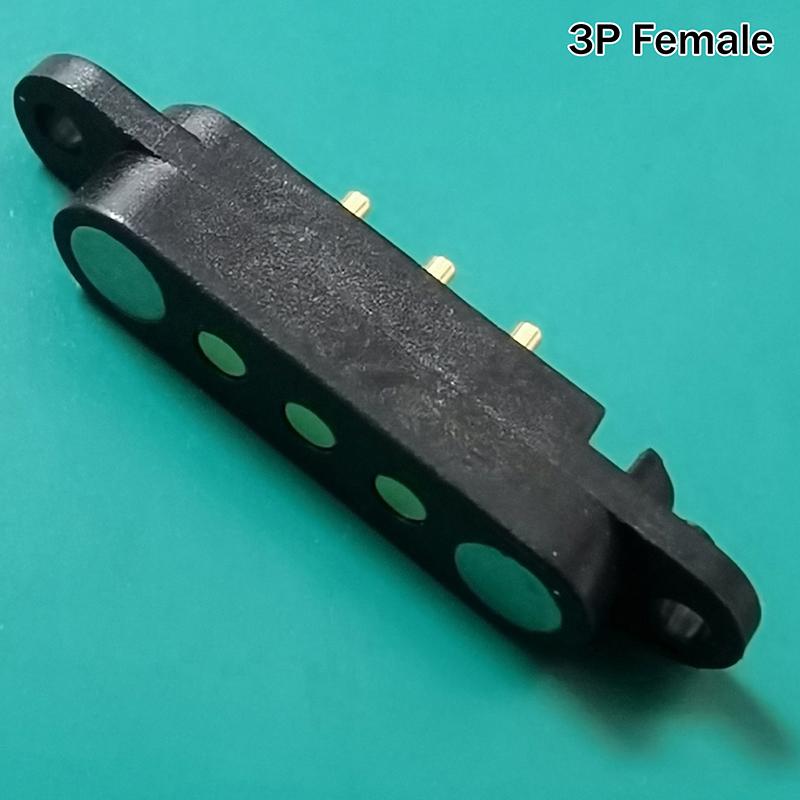 1 Pcs Dc 12V 3A Waterproof Magnetic Pogo Pin Connector 3P 4P Pin Pogopin Male Female Spring Loaded Dc Power Socket
