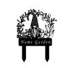 **1. Metal Gnome Garden Stake Iron Yard Sign Outdoor Lawn Decor** **2. Handmade Iron Gnome Yard Stake Unique Garden Gift for Gardener**