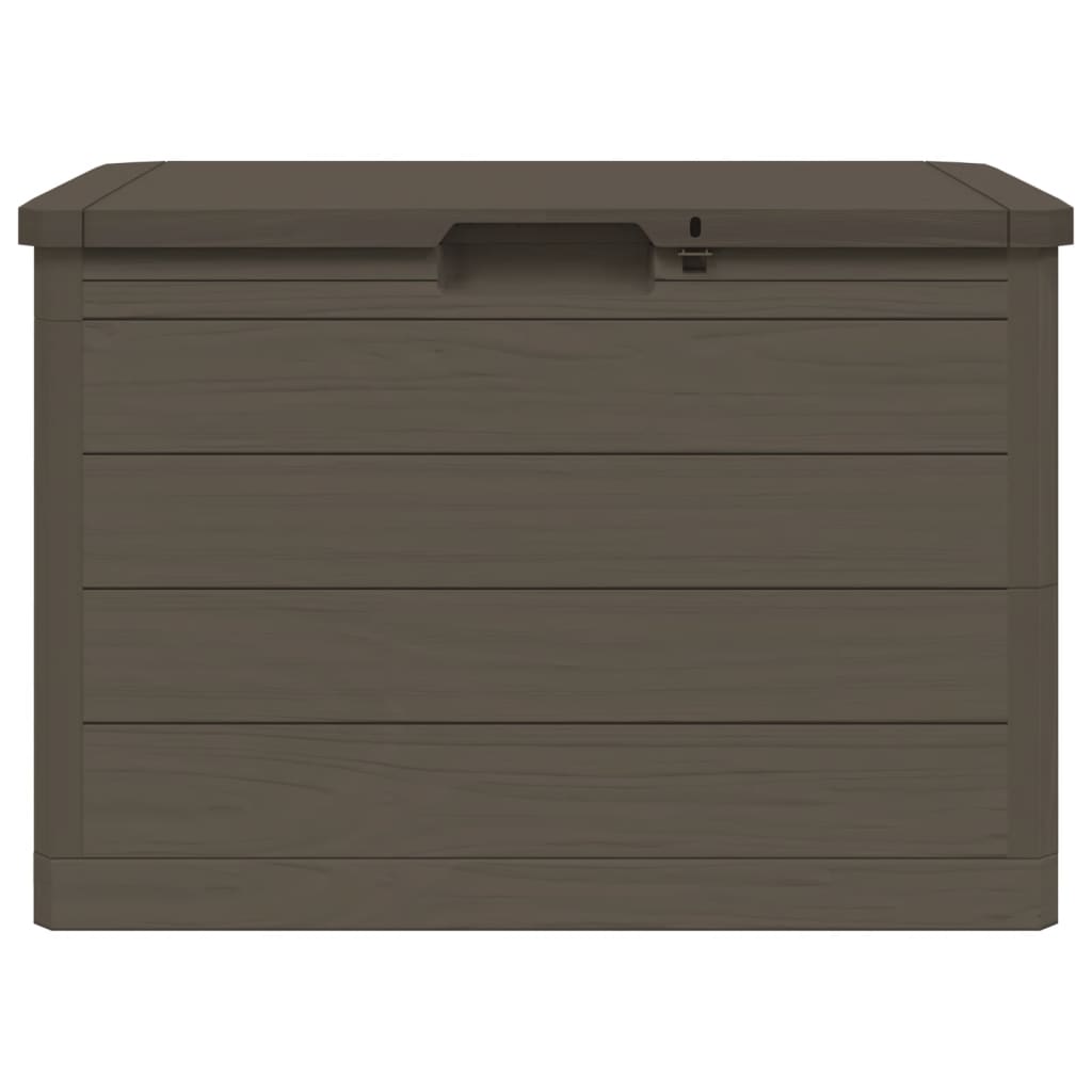 Outdoor Cushion Box Brown 77.5 x 44.5 x 53 cm Polypropylene