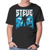 Unisex Crew Neck T-Shirt Steve Graphic Short Sleeve Casual Tee