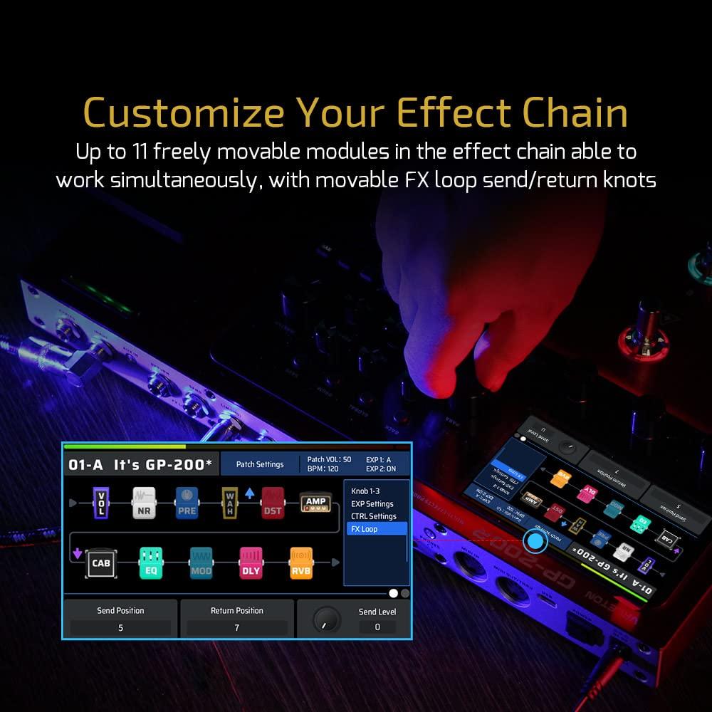 Valeton GP-200R Multi-Effector (Red Version)