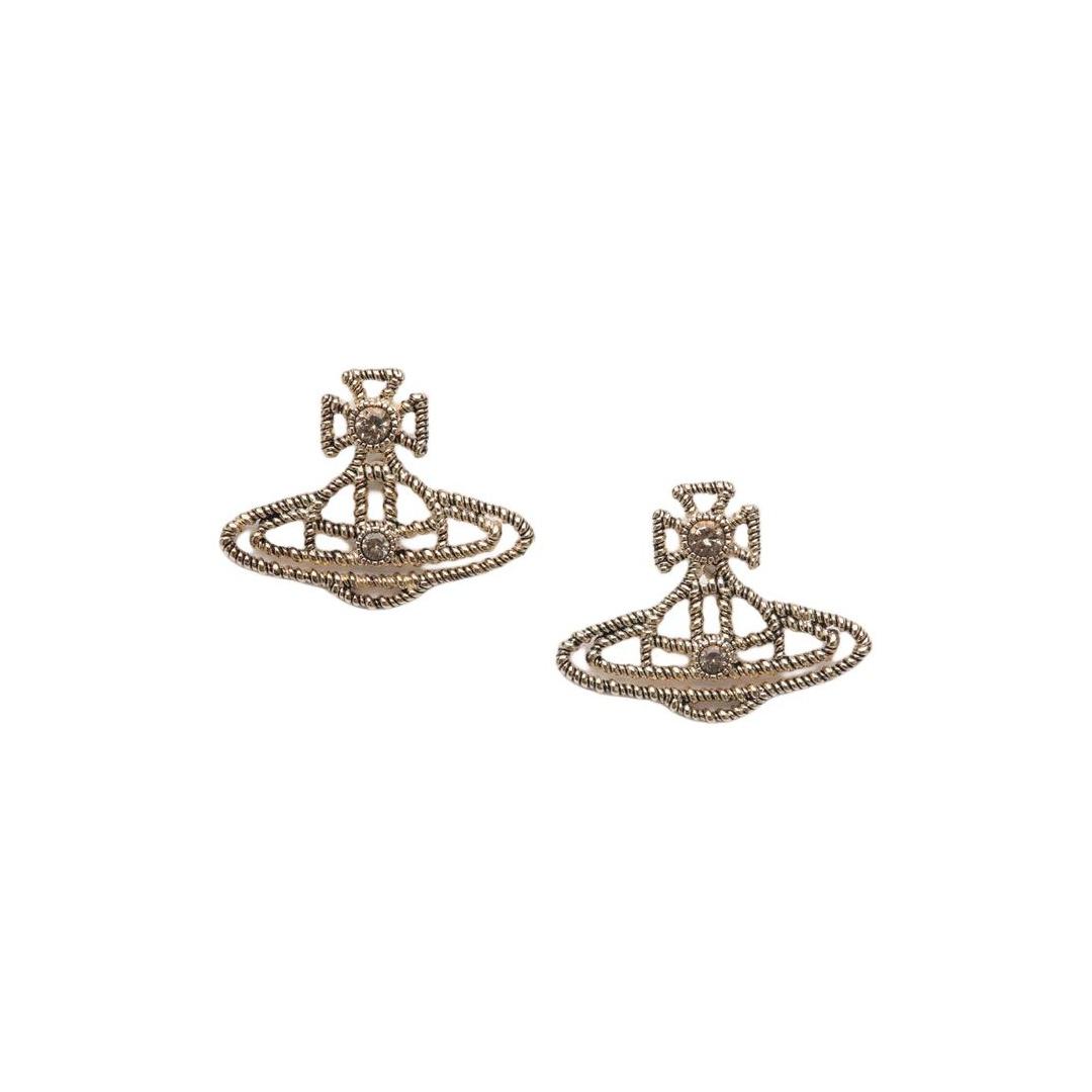 

Vivienne Westwood Orb Logo Metal Earrings Women earrings Gold 6201037202R958 Basic Packaging-Dust Bag+Box