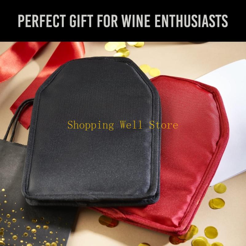 KX4B Wine Bottle Coolers Insulated Bag For Sparkling Drinks Hiking And Picnics Event