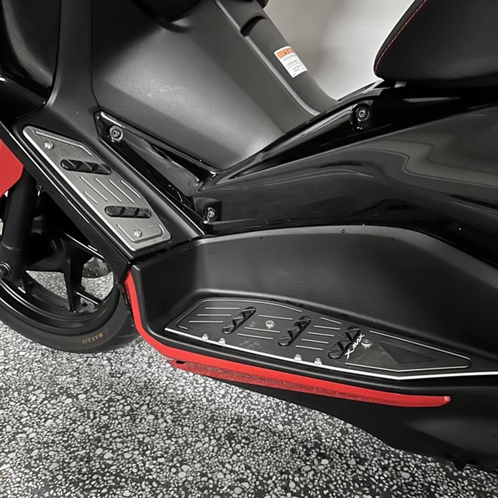 XIAXIA For XMAX 300 Xmax300 2025 Foot Pad Motorcycle Aluminum Alloy Pedal Improved Anti-Slip