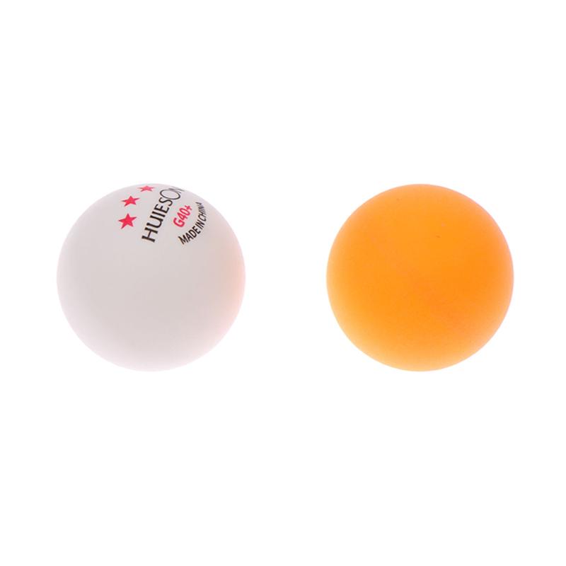10Pcs 3 Star Table Tennis Training Balls G40+ White Orange Abs Ping Pong Balls For Table Tennis Club Training Pingpong Balls