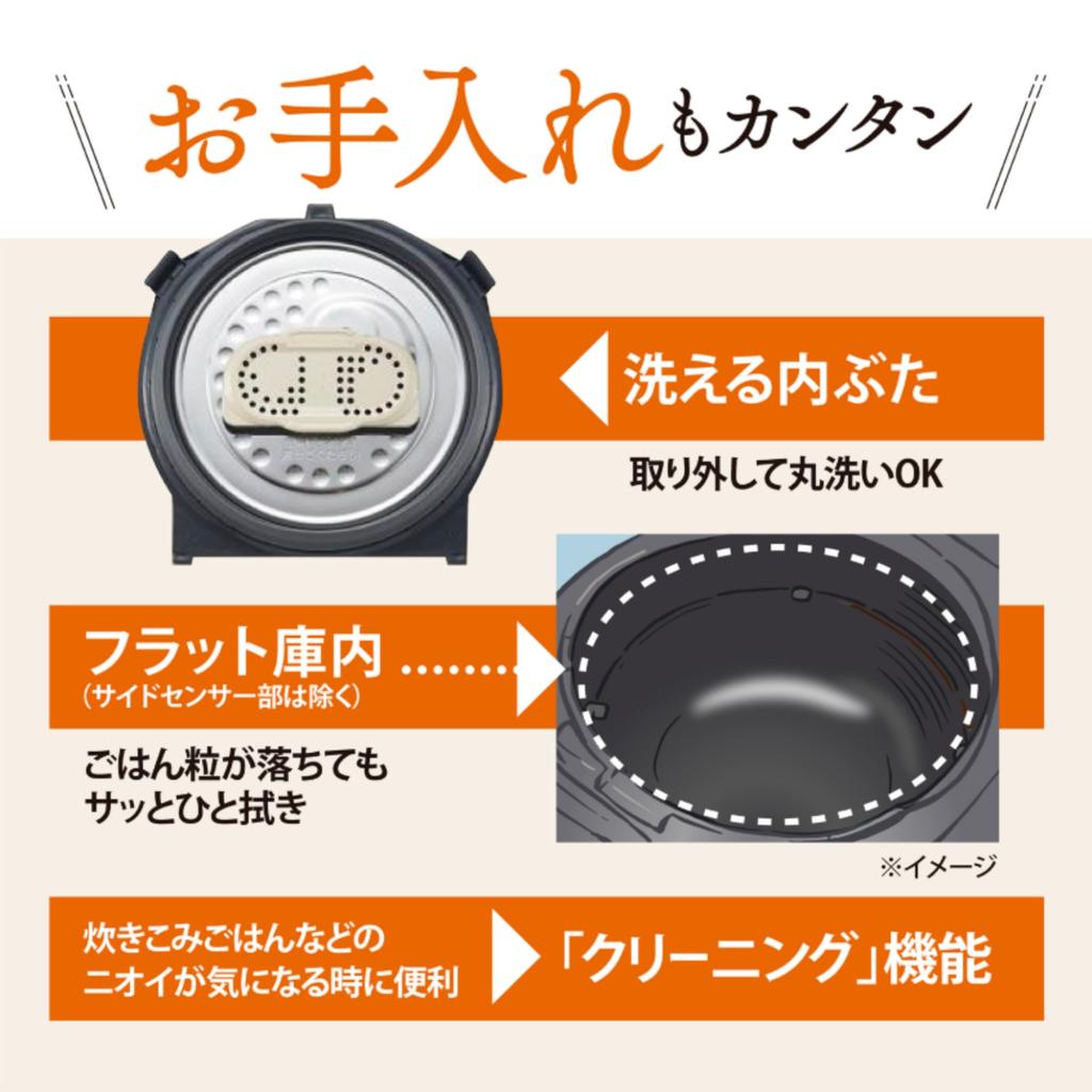 Zojirushi Mahobin Rice Perfect for Pressure IH Keeps Warm for 30 Made in Japan Cooker, 3-cup Capacity, Single-Person Use, Type, Hours, White,