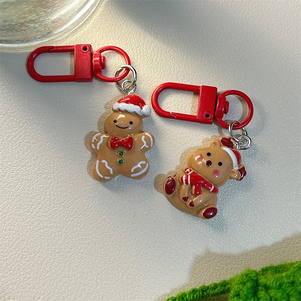 

Q-version cartoon Christmas keychain, pendant decoration, the best friend gift for Christmas.