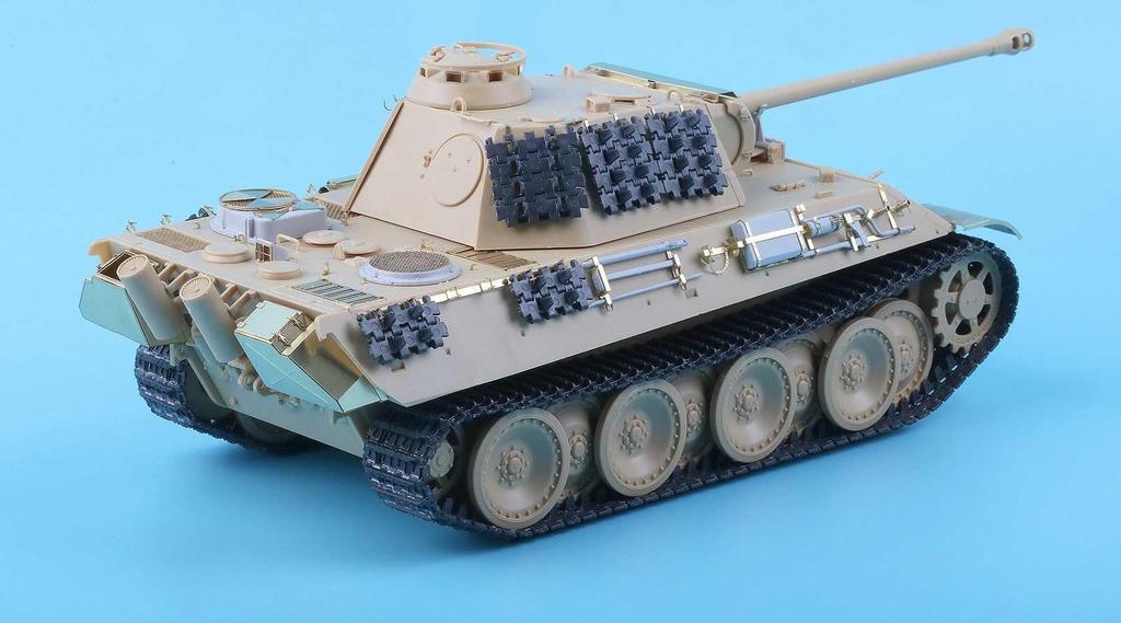 Tetra Model 1/35 ME Series German Panther G Tank (AC) Plastic Model Parts ME3561