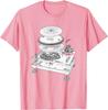 Turntable Exploded Blueprint DJ Graphic Tee Cotton Casual Short Sleeve TShirt