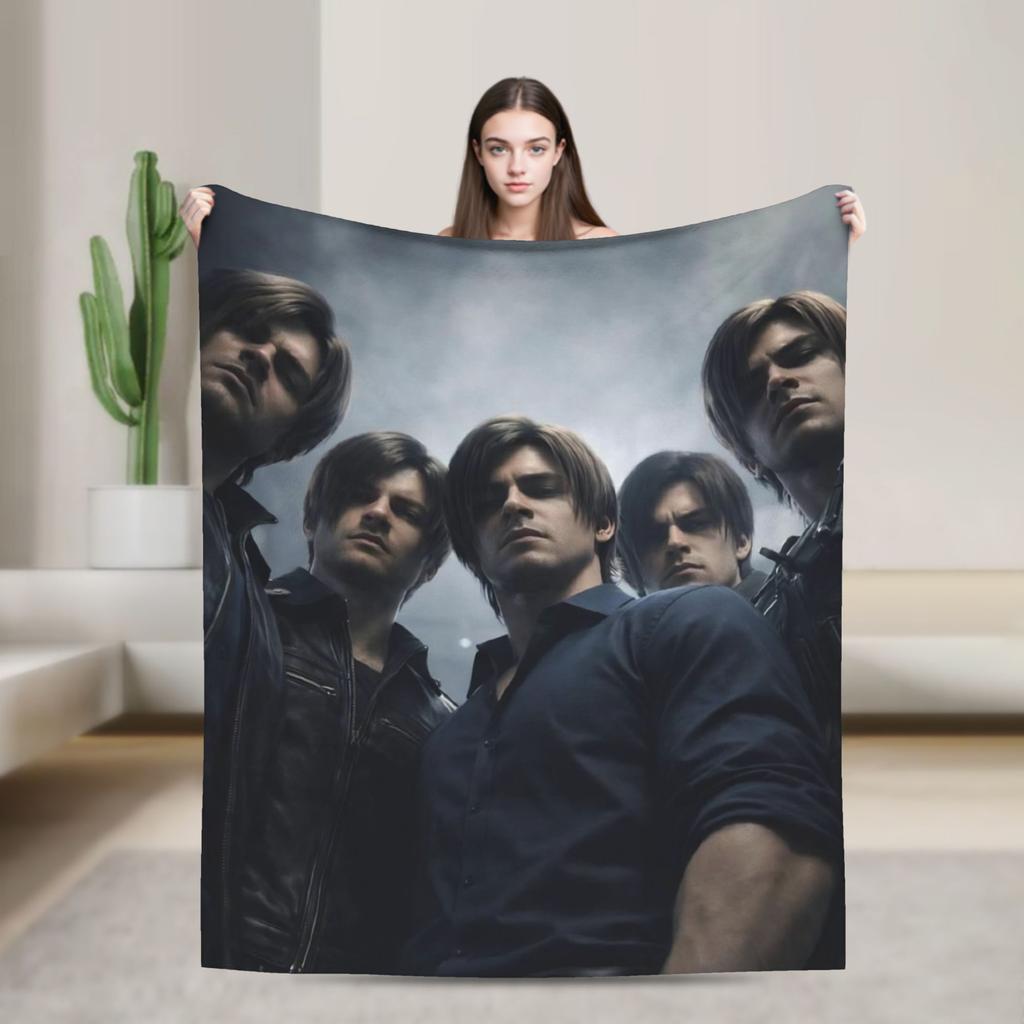 Residents Evils 9  Blanket Multiple Sizes Warm Cozy Fluffy Games Throw Blankets for Couch Sofa and Bed