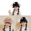 Kids Winter Baseball Cap With Plush Dog Cartoon Design For Girls And Boys
