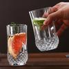 85ml/215ml/310ml/250ml/360ml Collins Glass Whiskey Cups Diamond Relief Bottom Beverage Cup Household Tazas Coffeeware Drinkware