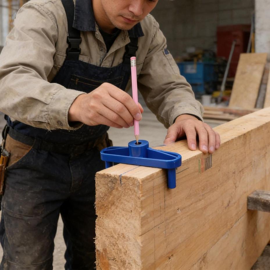 Portable Center Marking Scriber Tools For Woodworking Precision Scribing Center Line Layout And Woodworking Measurement Tool
