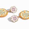 Painting Enamel Flower Dangle Earrings Charm Bohemian Dangle Earring  Party