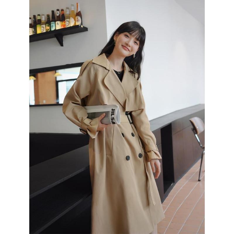 Windbreaker Women's Spring and Autumn Design Niche Korean Style Coat Coat