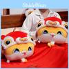 Year New Chinese Snake Hand Warmer Pillow Blanket Plush Toy Winter Doll Stuffed