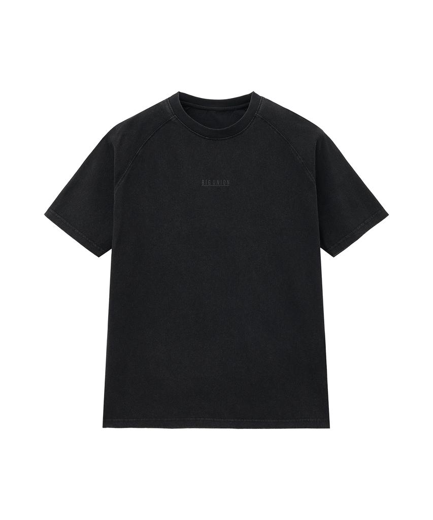 BIG UNION Signature Dyed T-Shirt (Black)