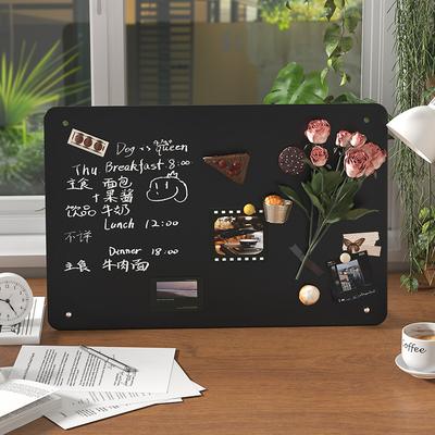 Magnetisches Schreibtisch-Whiteboard in großer Ausführung, handgeschriebenes Eisenschild, Café, stehendes Tafel-Billboard