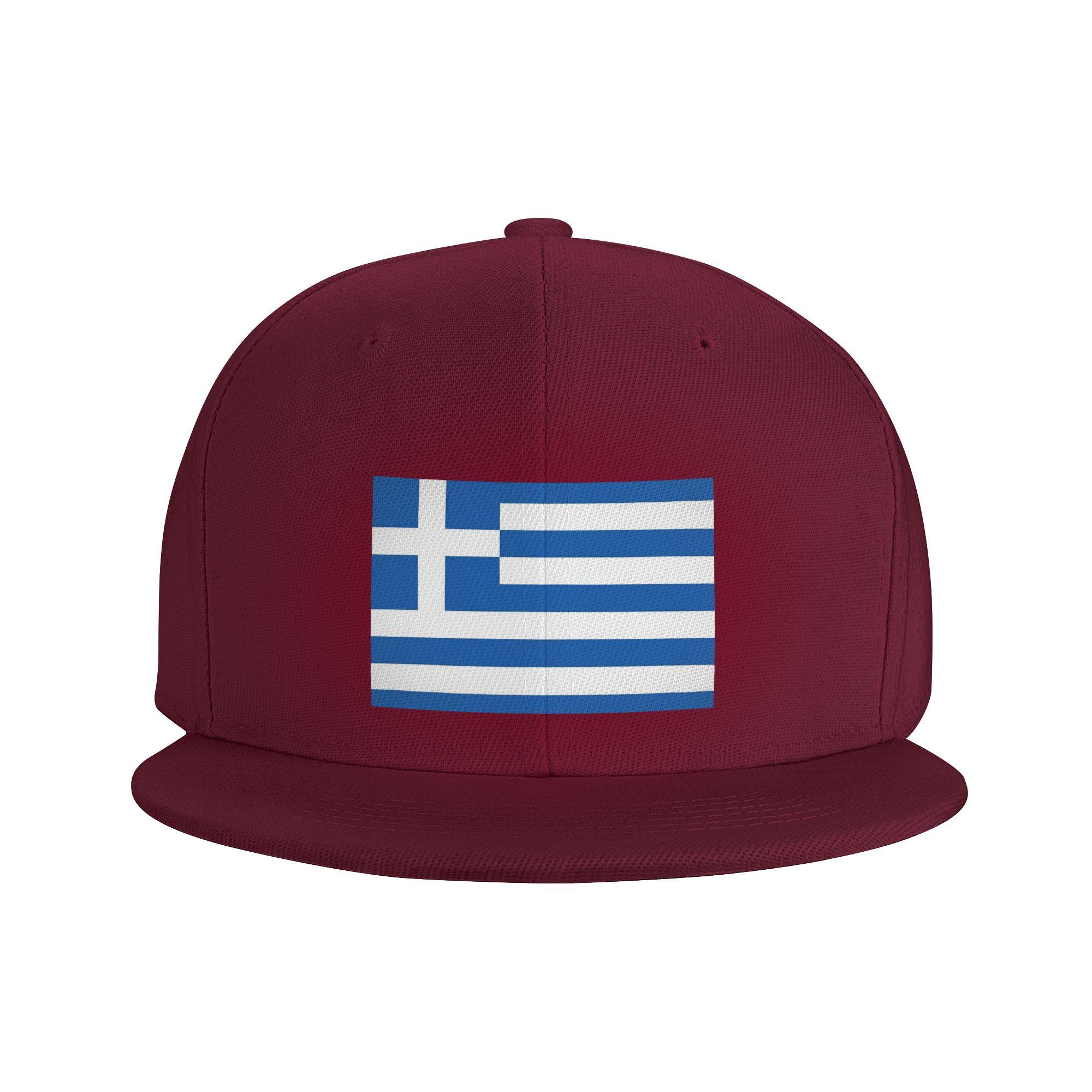 

Флаг Греции Бейсболки Snapback Модные Бейсбольные кепки Дышащие Повседневные Кепки для улицы для унисекса и женщин One Size