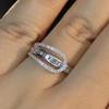Light Luxury Ring For Women, Niche Ring With A Sense Of Design, Micro-Inlaid Zircon Chic Jewelry.