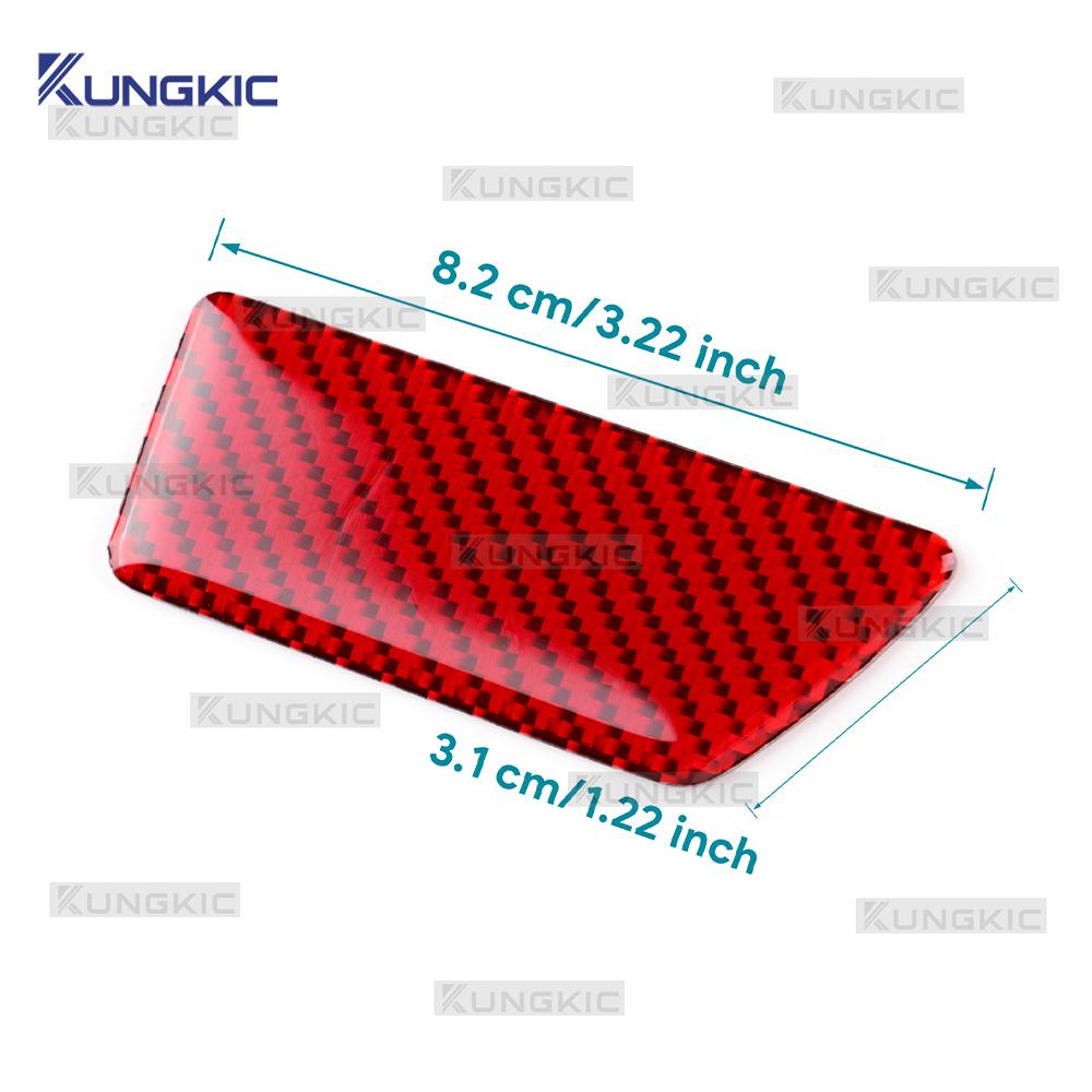 Real Soft Carbon Fiber Sticker For SEAT Ateca 5F 2016-2025 For Cupra Ateca 5F 2018-2025 LHD RHD Car Passenger Storage Box Trim