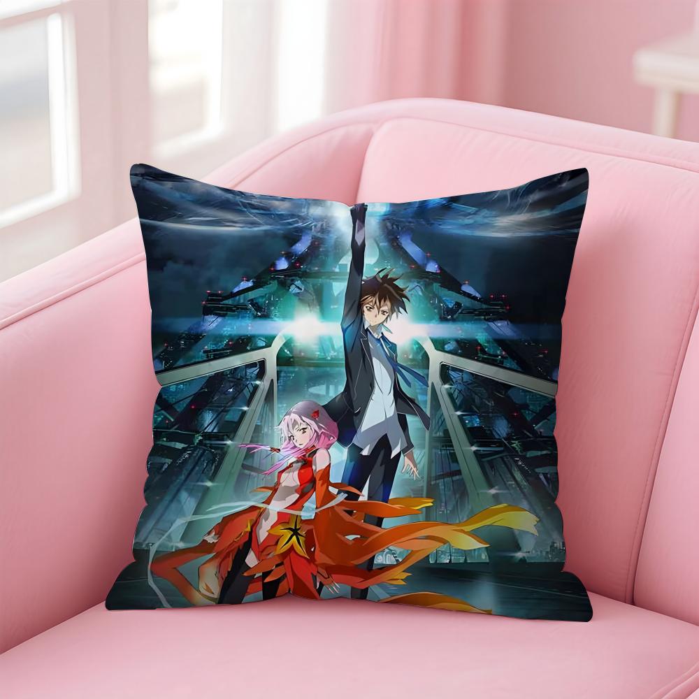 GGuilty CCrown Cushion Cover Pillow Case Soft Friendly Fabric Concealed Zipper