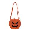 Halloween Funny Pumpkin Bag 2025 New Fashion Contrasting Colors Personality Creative Trendy Shoulder Women's Bag Cartoon Crossbody Bag