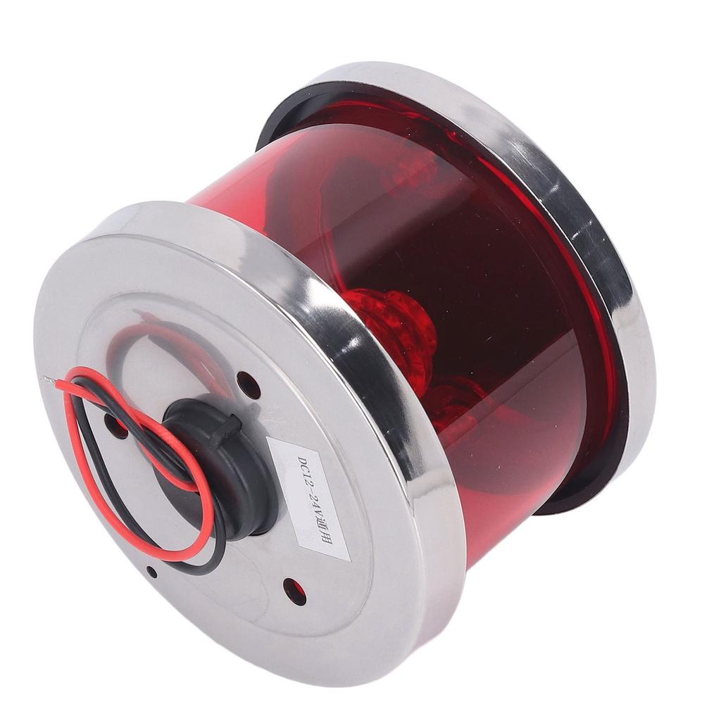 LED Boat Navigation Light 12 To 24V LED Stainless Steel Wear Resistant Waterproof Boat Navigation Light for Boat Red