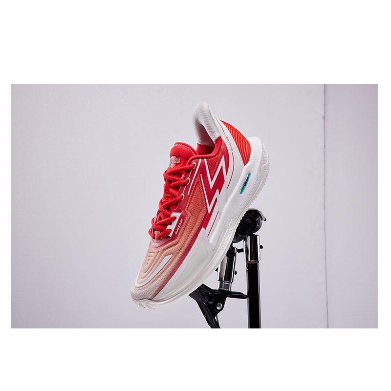 361 BIG3 4.0 Quick Pro Cushioning Slip Resistant Abrasion Resistant Low top Basketball Shoes Men's Red 672411108F-2