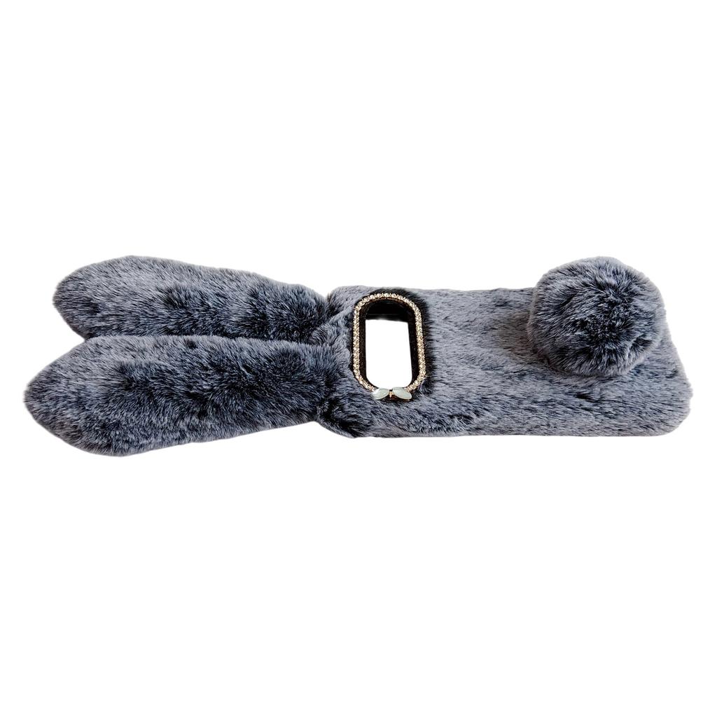 Für Google Pixel 10 Pro XL Hülle Plüsch Niedliches Häschen Winter Flauschig TPU Handyhülle