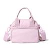 Solid Color Handbag Travel Crossbody Bag Lightweight Water-Repellent Nylon Bag Women's Shoulder Bag