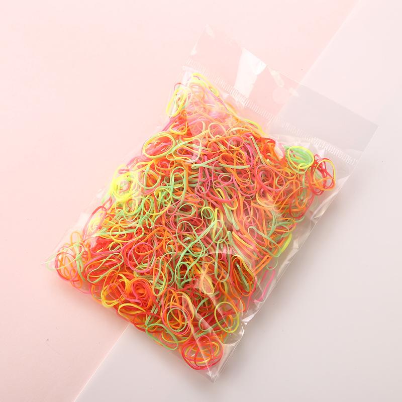 Hair Ring Rubber Ropes Hair Accessories Disposable Elastic Hair Bands Ponytail Holder Rubber Band Scrunchies