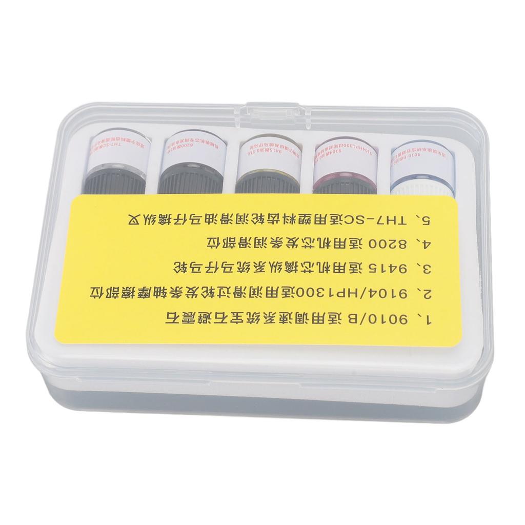 5 peças Relógio Óleo Lubrificante Sintético Ferramenta de Reparo e Manutenção Óleo Mecânico para Relógio com Caneta de Óleo