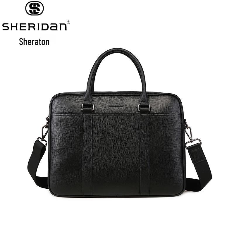 Мужская деловая сумка-портфель Sheraton из крокодиловой кожи NL210836S 14 inches