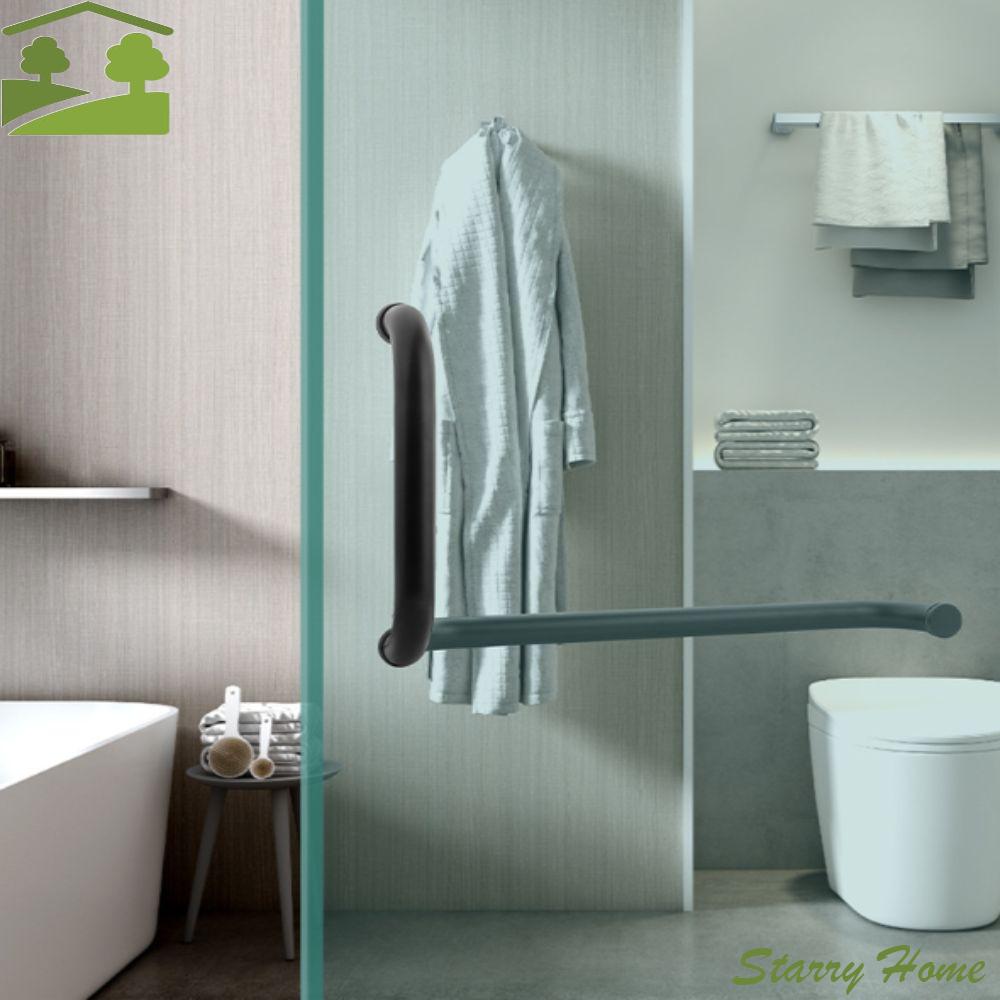 Stal Nierdzewna 304 Uchwyt do Kabiny Prysznicowej Wykończenie Jasna Czerń Pogrubiona Konstrukcja Uchwyt do Drzwi Szklanych Wysokiej Klasy Atmosfera Miedziany Rdzeń