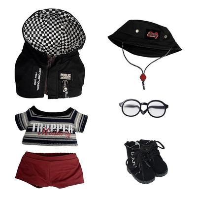 Niannyyhouse 15cm 20cm Muñeco de Peluche Nightwalker Vaquero Muñeco de Algodón Accesorios y Ropa Traje, Sudadera con Capucha, Camiseta, Pantalones Cortos, Sombrero de Pescador, Gafas, Zapatos,