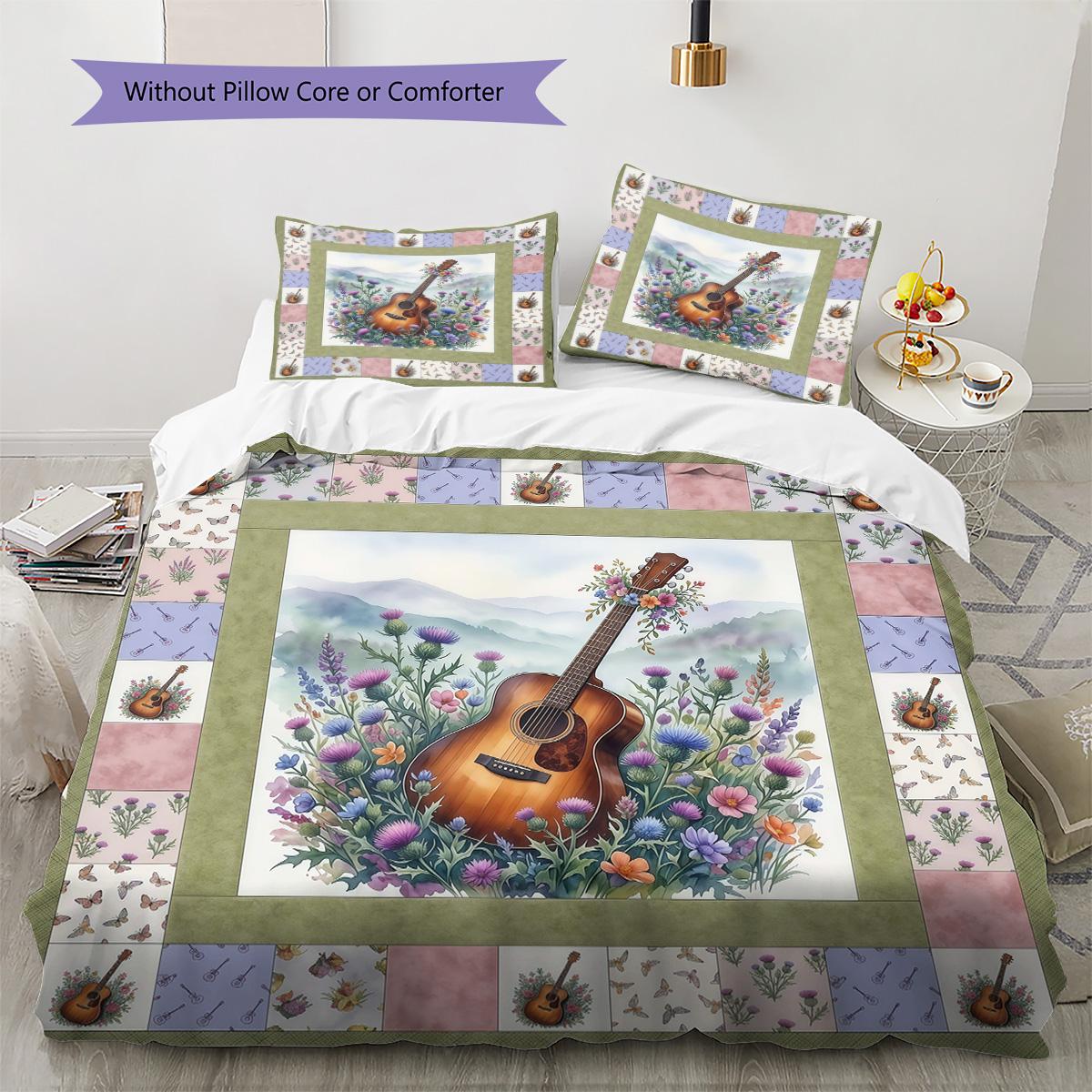 

Excavator Tractor Pattern Bedding Set Quilt Cover Pillowcase Home Decor Gift (1 * duvet cover + 2 * pillowcase, without core) 135x200cm