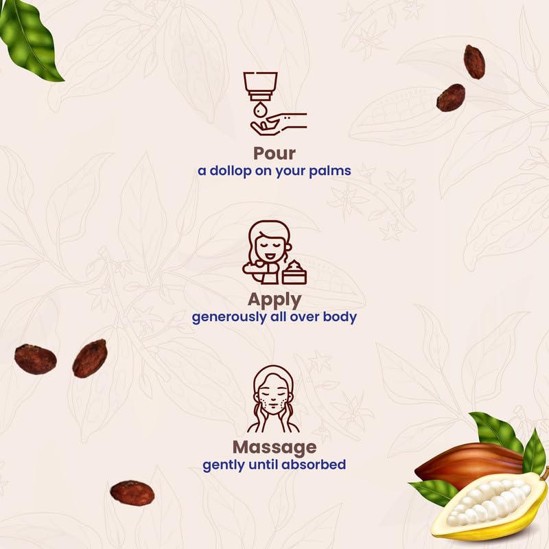 Yuthika Naturals Cocoa Soft Touch Body Lotion 100ml Pack of 1 for Hydrated Smooth Skin