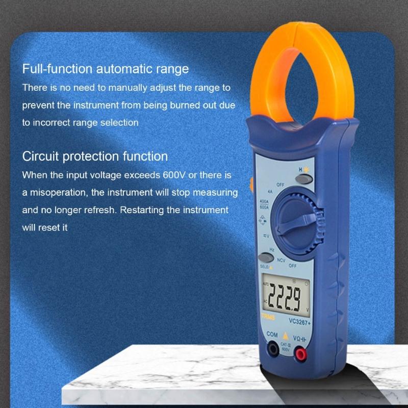 Professional Digital Clamp Multimeter Featuring Voltages Current Resistance Testing And Auto Ranges Function