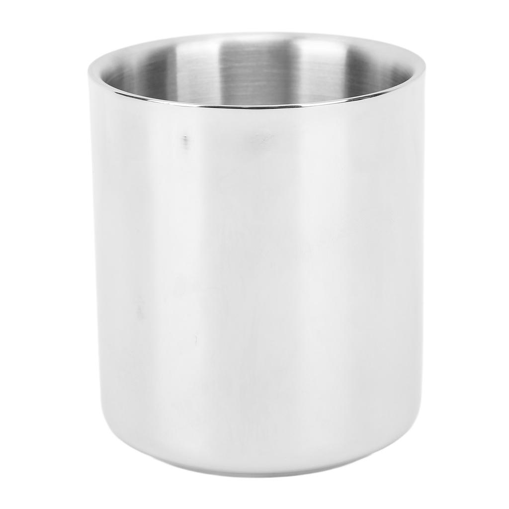 Becher 304 Edelstahl Doppelwandig Isoliert Verbrühsicher Verdickter Kaffeebecher für Trinkwasser L Größe 350ml