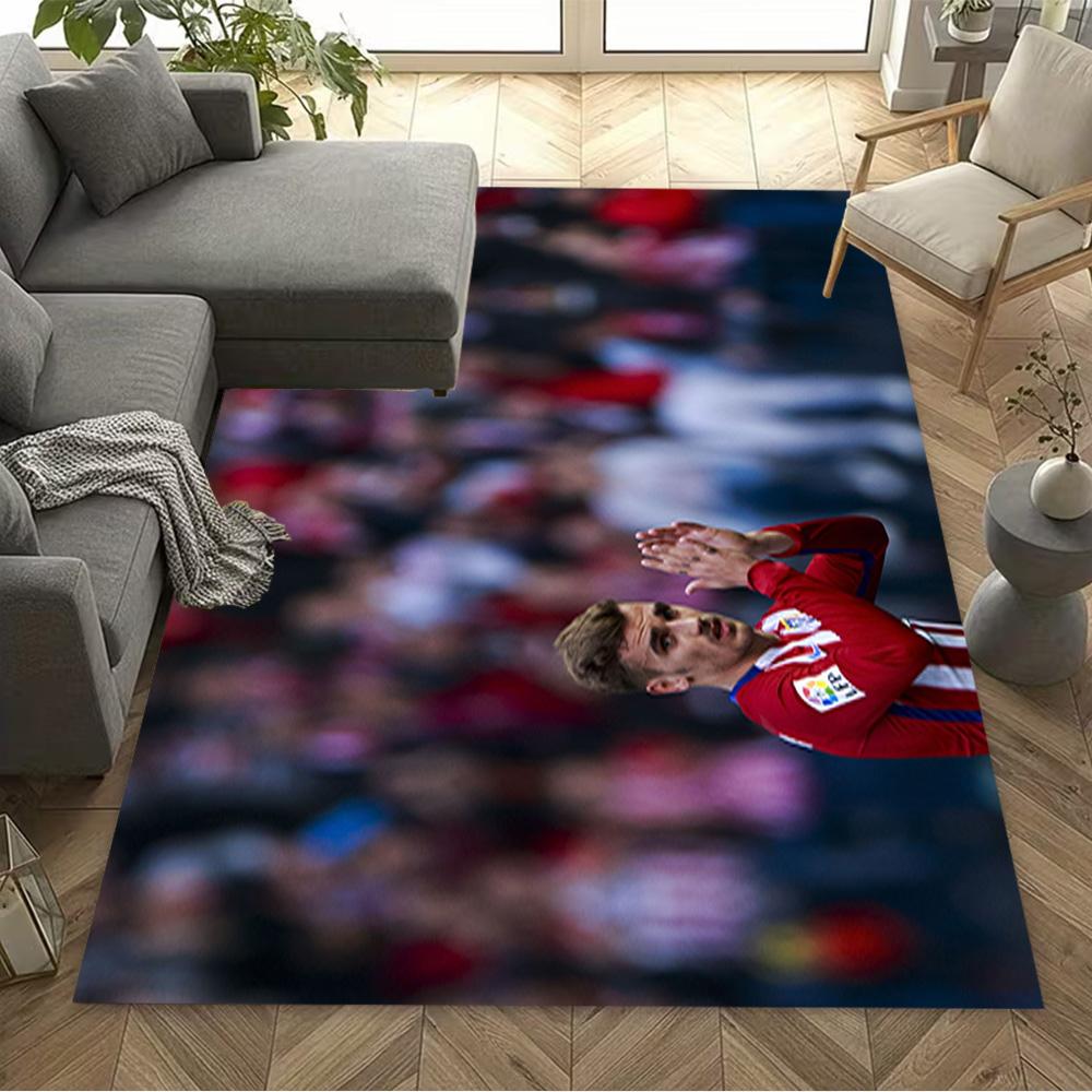 Football Player Celebration Floor Rug Office Rug Perfect for Hallway Decorate room Study room Living Rooms Anti-slip Rug Anime Office Decor