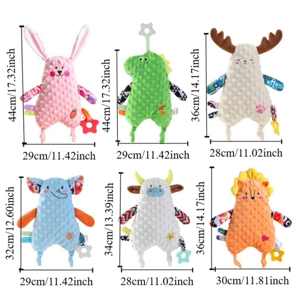 Soft Baby Appease Doll Lion Rabbit Animal Stuffed Toys Fashion Plush Animal Placate Dolls  Girl Boy