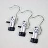 Anti Rust and Windproof Laundry Clip for Pants/towels/socks, Space Saving Stainless Steel Hanger with Hooks-