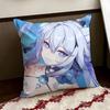 Game HHonkai SStar RRail Cushion Cover Reversible Soft Durable Pillow Cover Home  Car MultiScene Use for Daily Comfort