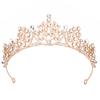 Nouvelle Couronne de Cristal de Princesse à la Mode Coiffure Robe de Mariée d'une Mariée Accessoire de Robe Performance Concours de Beauté Couronne de Reine